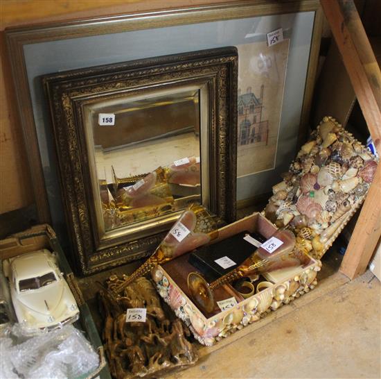 Pictures, mirror & sundries
